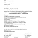 Mitgliederversammlung des Bezirksverbandes